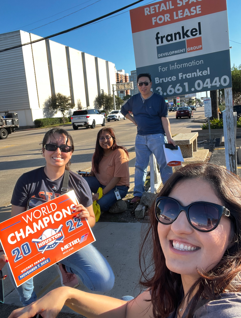 Lab Trip to the Astros Parade In November