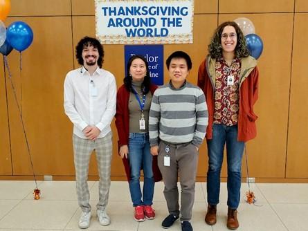 2022: Breast Center faculty, staff and trainees celebrated Thanksgiving Around the World Luncheon