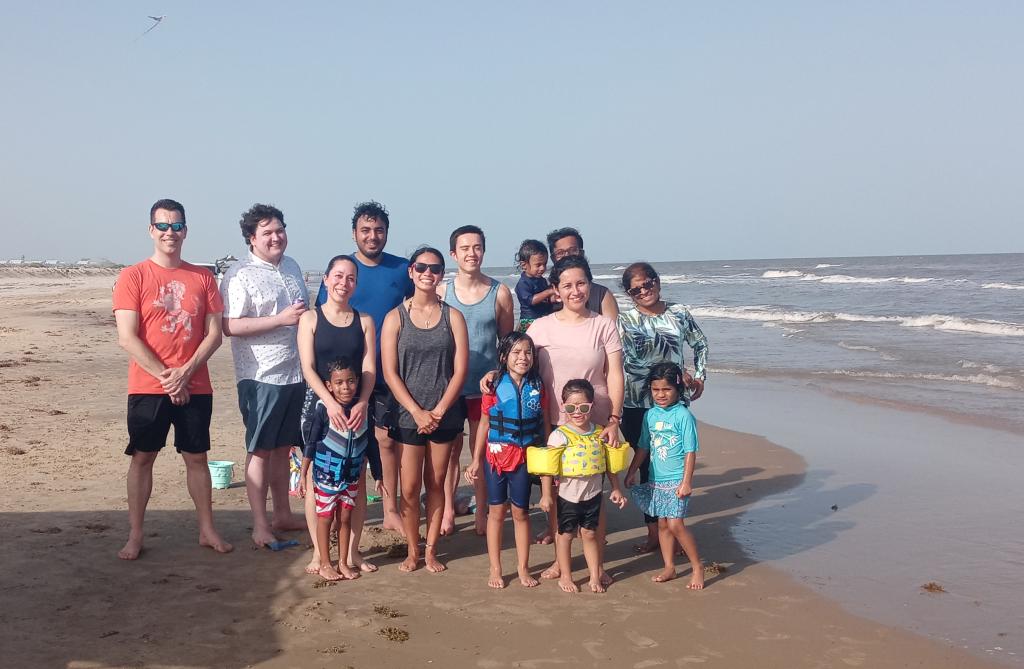 Wehrens lab retreat and barbeque on the beach (2020)