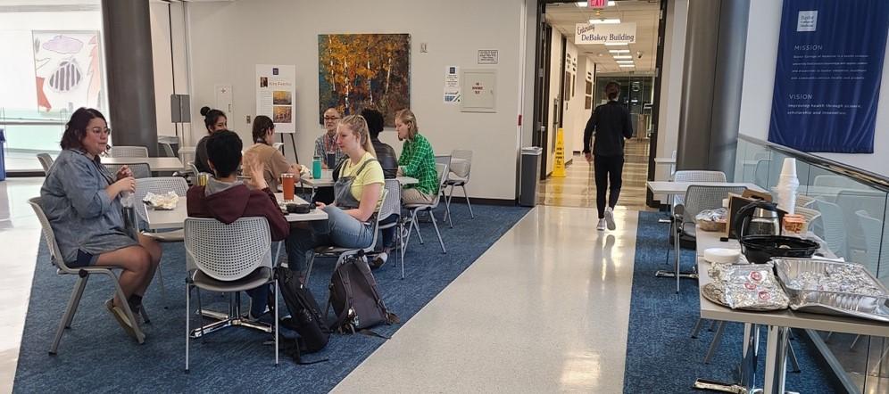 IMSD Monthly Coffee Social Events: In February we started monthly social meetings for the IMSD students. The meetings are the 3rd Friday of each month with breakfast food and drinks.