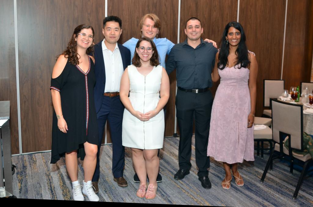 group of people smiling