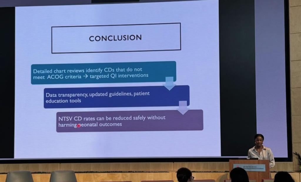 Resident presentations at the 2025 Resident Research Day