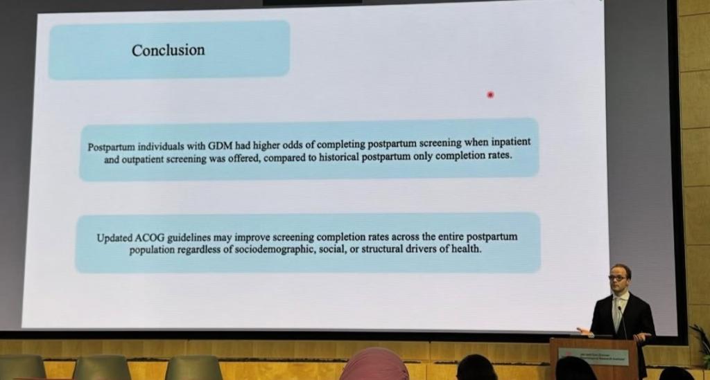 Resident presentations at the 2025 Resident Research Day