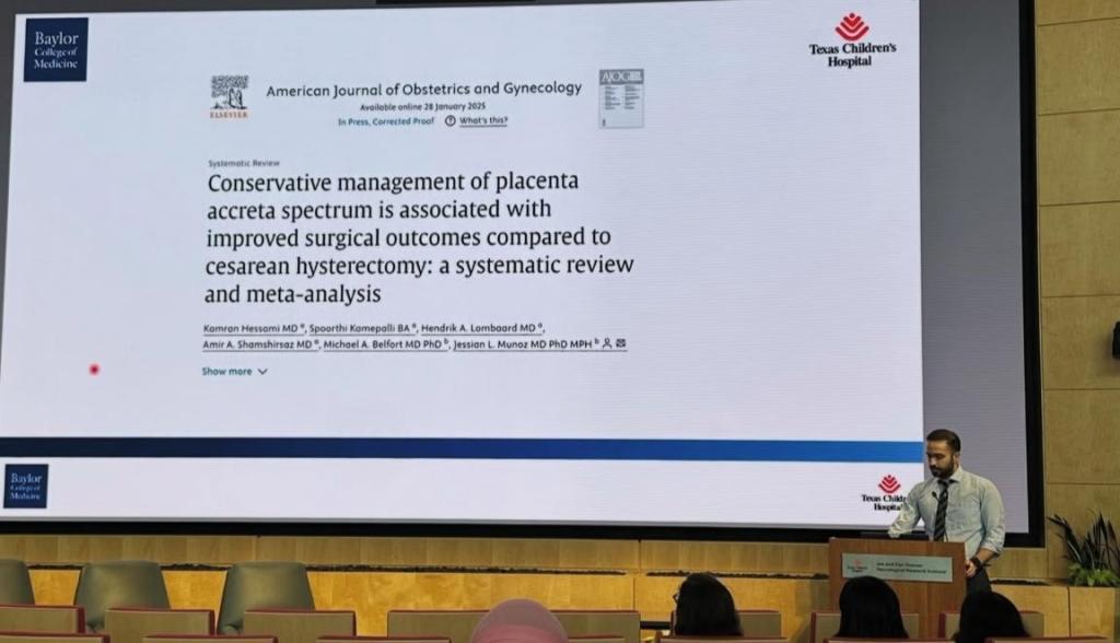 Resident presentations at the 2025 Resident Research Day