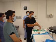 doctors in scrubs