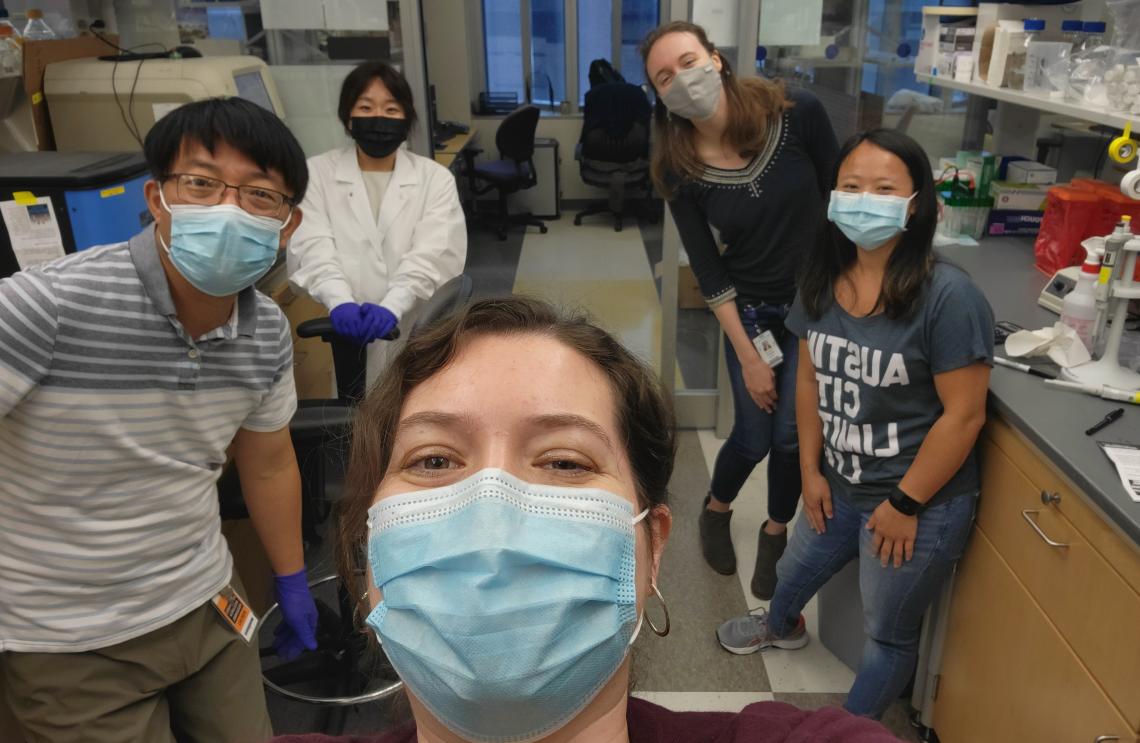 The Echeverria lab welcomes graduate students to the lab.