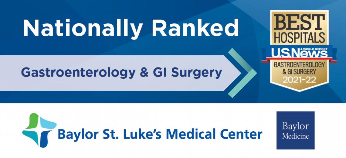 Nationally Ranked USNWR Gastroenterology and GI Surgery