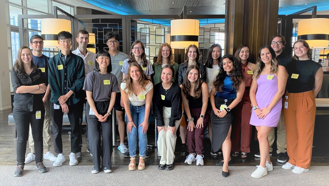 A group of students in a group shot