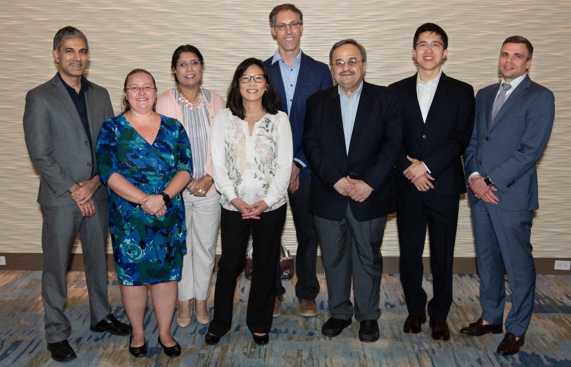 2024 faculty initiates photographed with BCM AOA Councilor Dr. Atul Maheshwari.