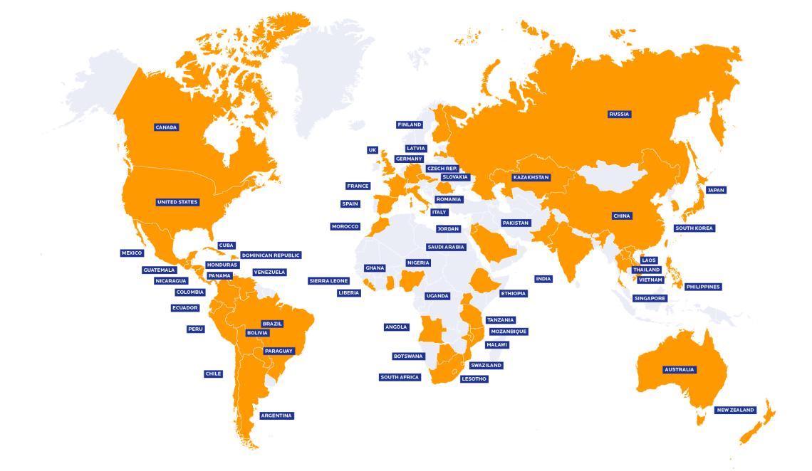 See the locations worldwide Baylor College of Medicine is providing services.