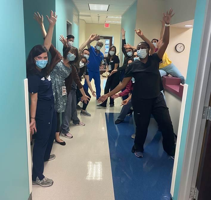 Pediatric residents at the Pasadena Clinic Pediatric residents at the Pasadena Clinic