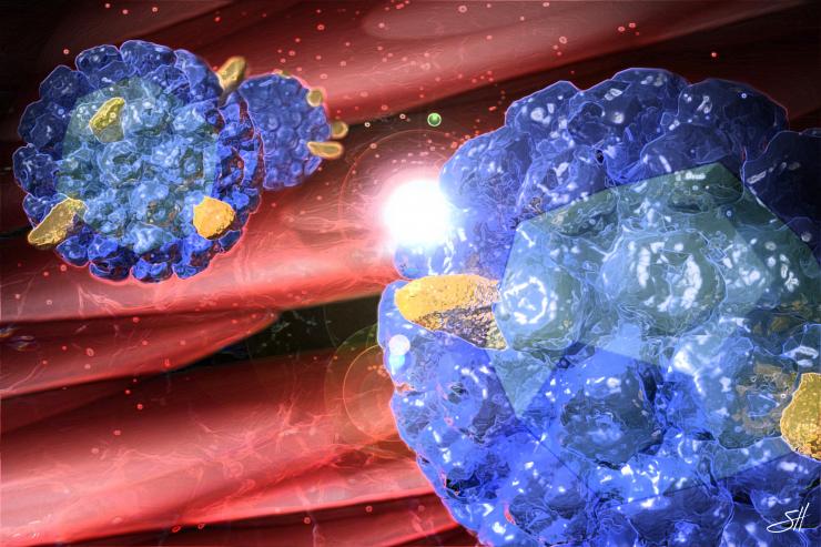 Virus-like particles by Scott Holmes, CMI