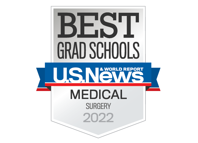 Best GraduateSchool, US News and World Report, Medical - Surgery 2022