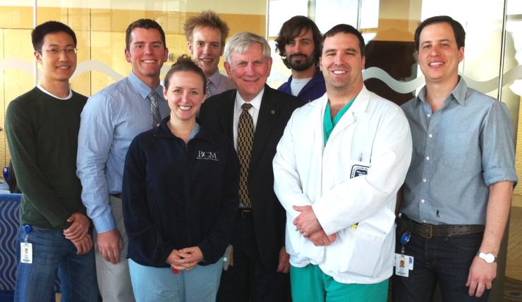 Dr. C. Thomas Caskey and the 2011 Caskey Scholars