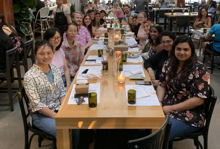 The Bijanki Lab at lunch