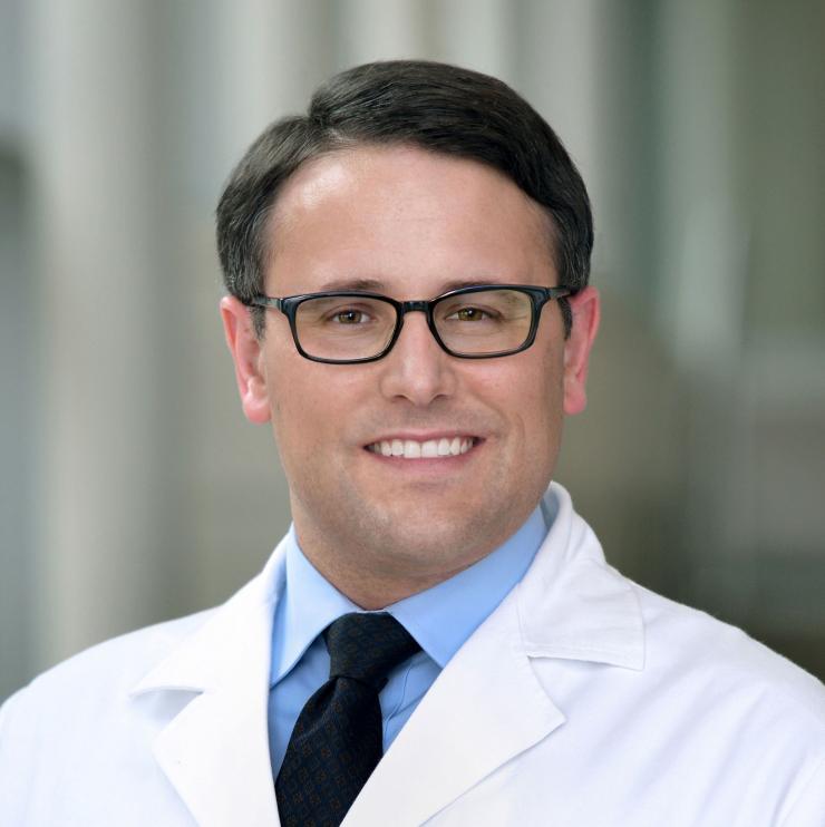 Dr. Alex Sweeney, assistant professor and Dorothy L. McGee Endowed Chair of Otolaryngology at Baylor.