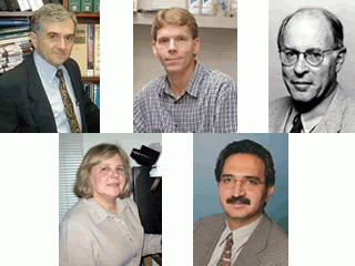 Recipients of the 1999 Michael E. DeBakey, M.D., Excellence in Research Awards.