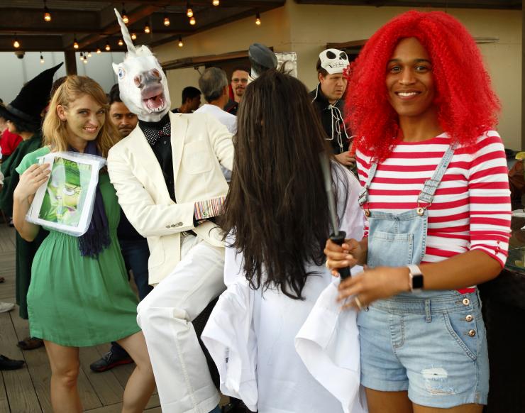 Costume Contest! Annual Biochemistry/Pharmacology joint retreat in Galveston, Texas