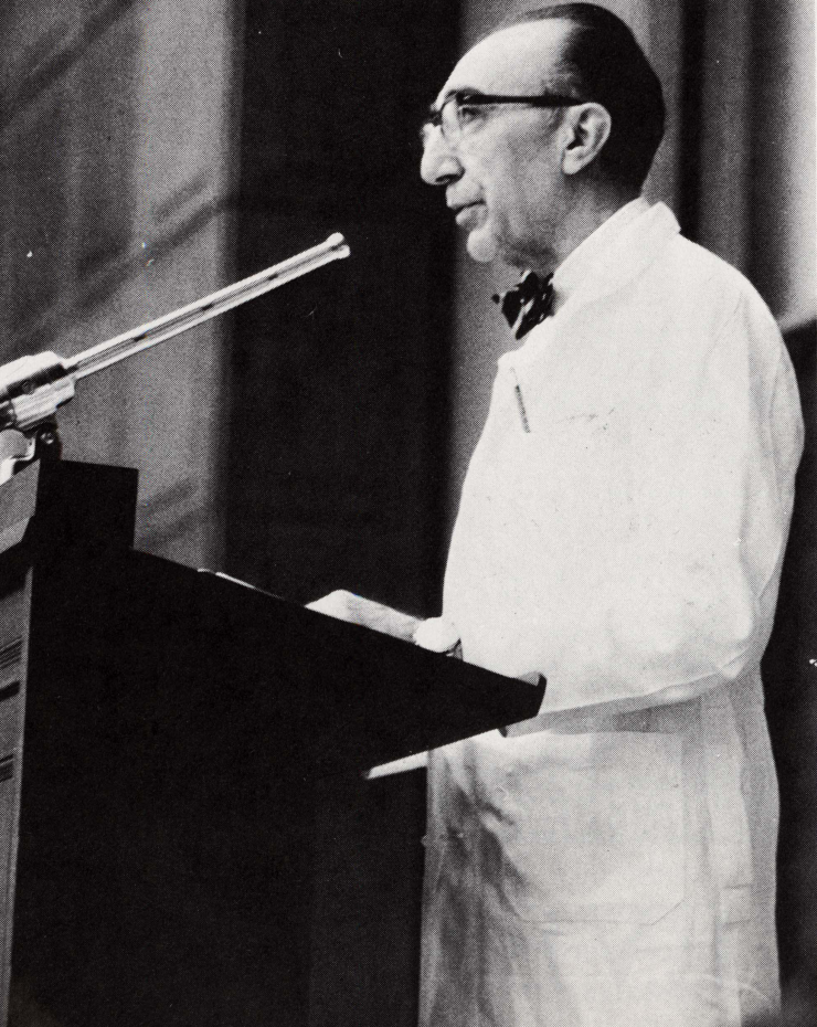Dr. Michael E. DeBakey, first president of Baylor College of Medicine.