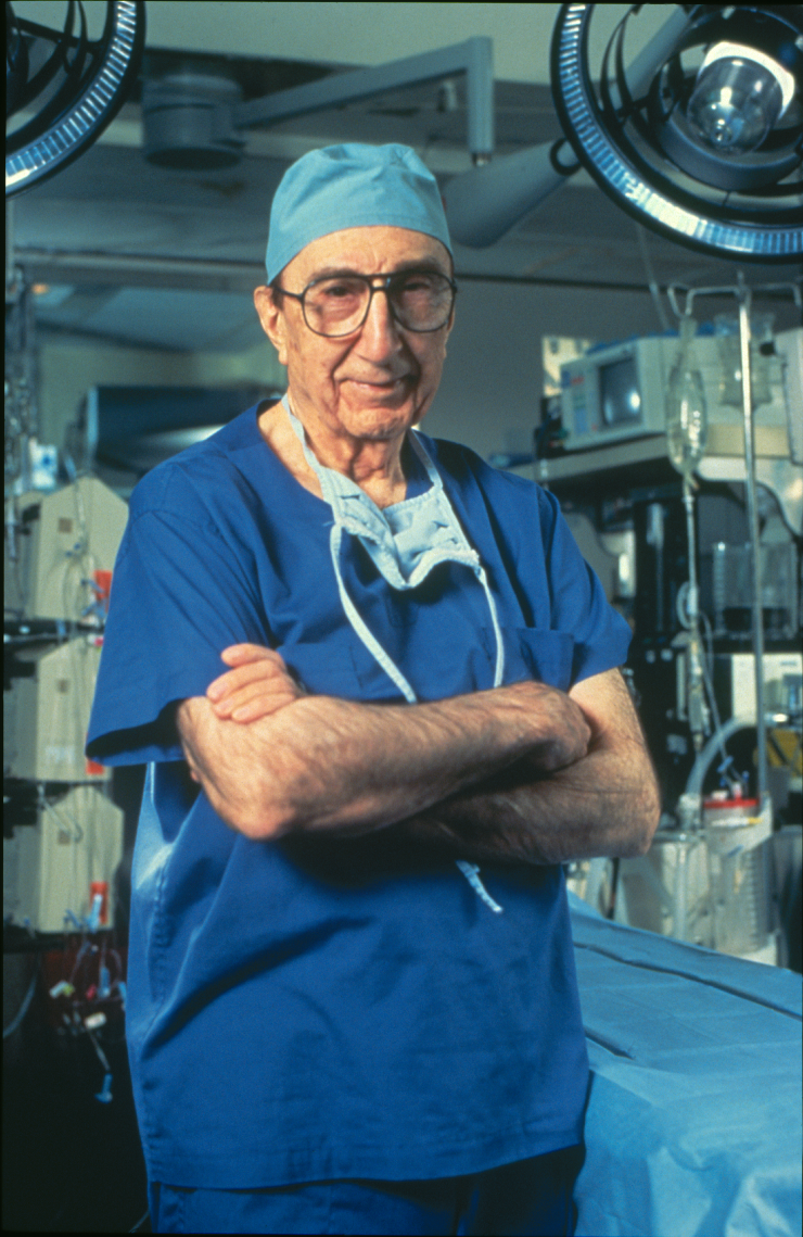 Through the 1980s Dr. Michael E. DeBakey continued medical research and transplant surgeries.