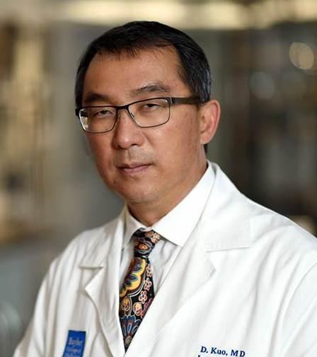 Dr. Kuo, white coat