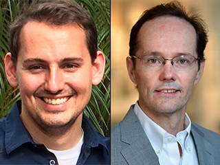 Graduate Student John Leach (first author) and Dr. James Martin