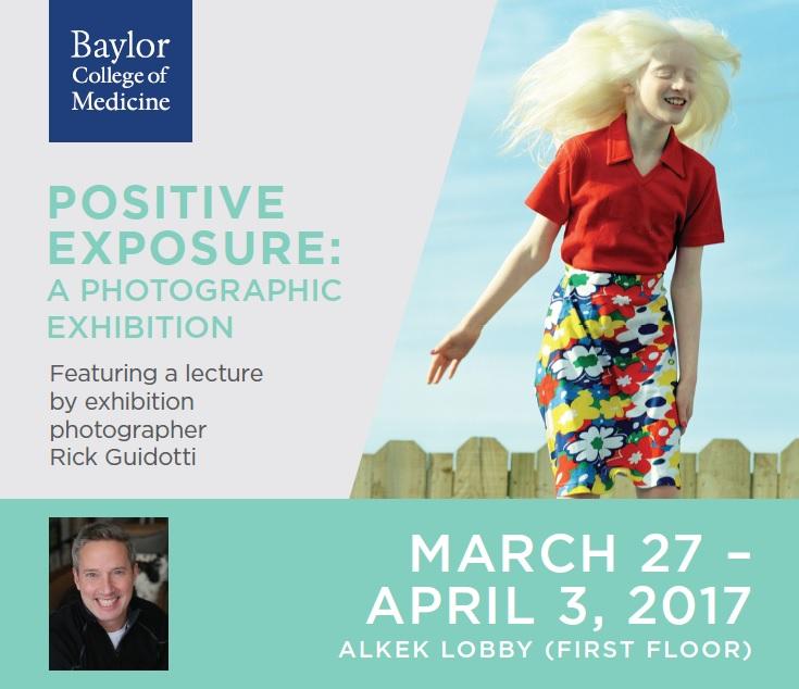 Positive Exposure: A Photographic Exhibition by Rick Guidotti uses photographs to transform public perceptions of people living with genetic, physical, intellectual and behavioral differences.