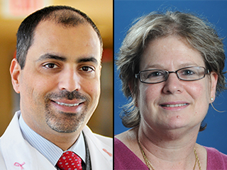 Dr. Mothaffar Rimawi and Dr. Rachel Schiff