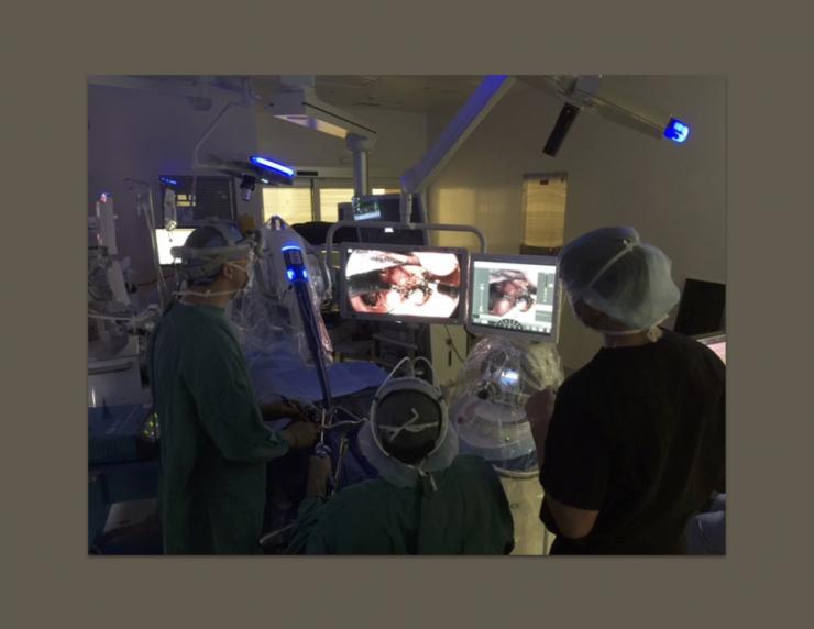 Dr. Vlad Sandulache, Otolaryngologist is doing robot surgery best BCM Houston Texas Medical Center