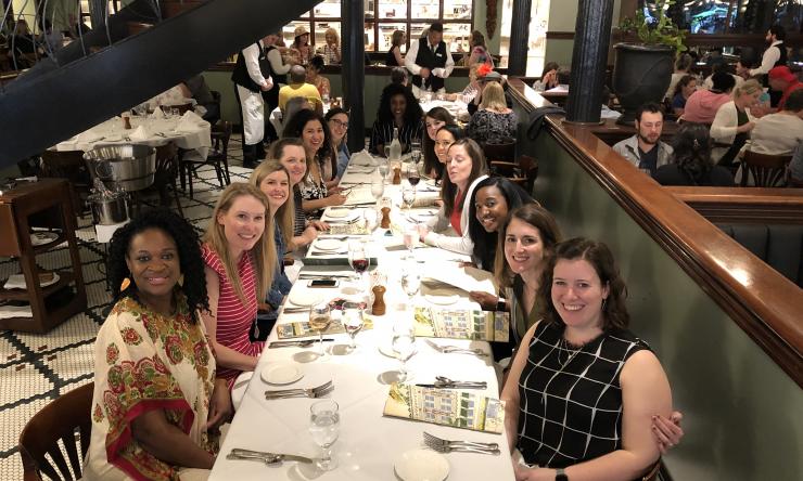 Pediatric and Adolescent Gynecology team dinner.