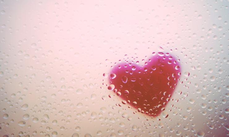Rainy heart