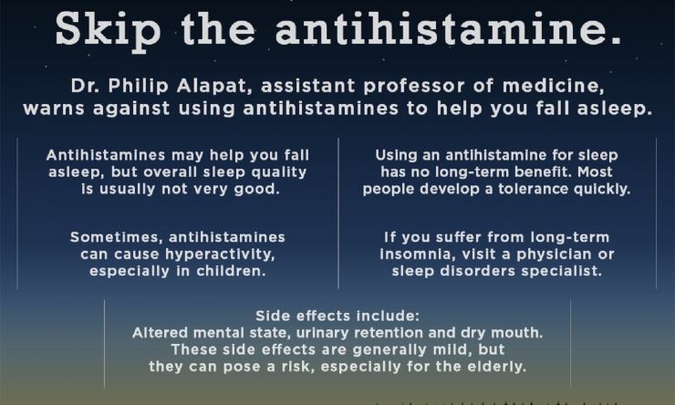 Antihistamine info graphic