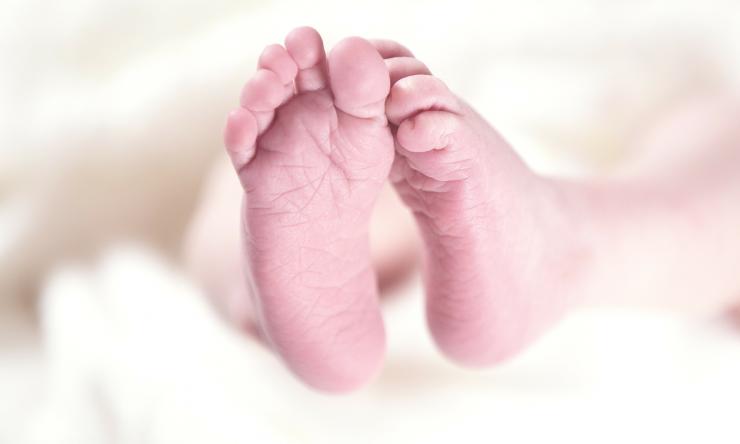 Image of newborn feet