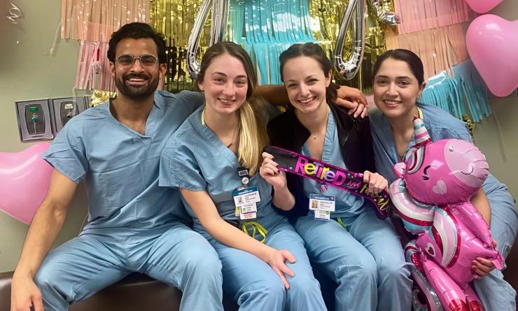 OBGYN Residents in clinic OBGYN Residents in clinic