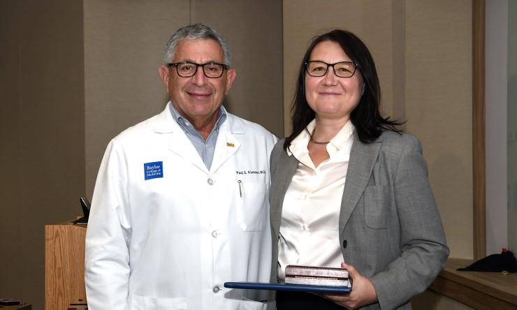 Dr, Larina receives 2022 Michael DeBakey Award