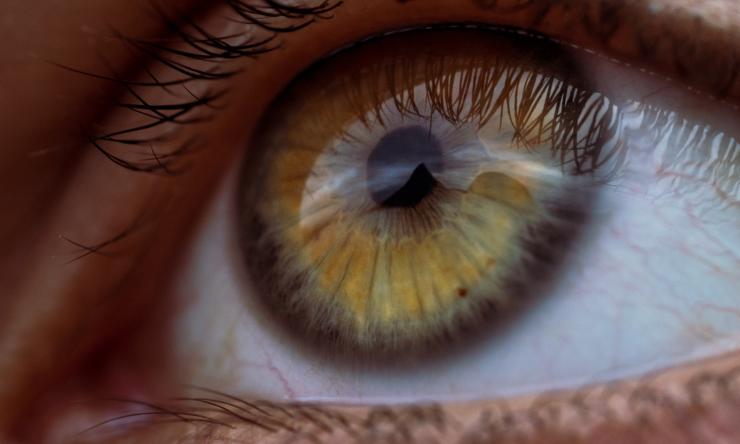 Close up image of a person's eye.