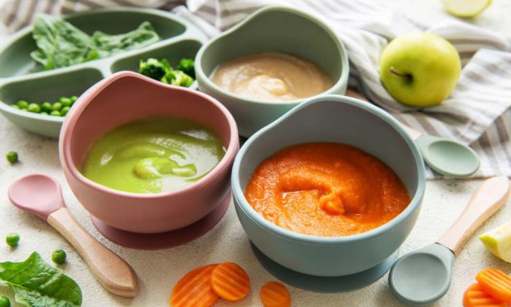 Babies’ fruit and vegetable intake