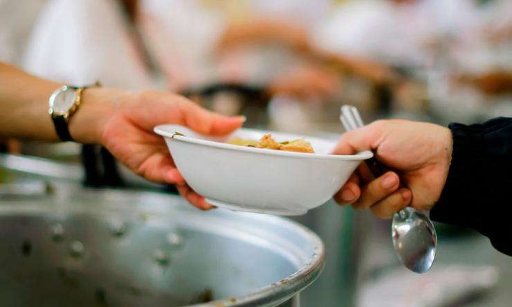 Food hand out