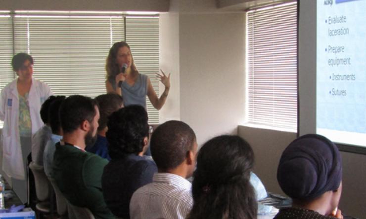 Drs. Danek and Rode Teaching ALSO Course