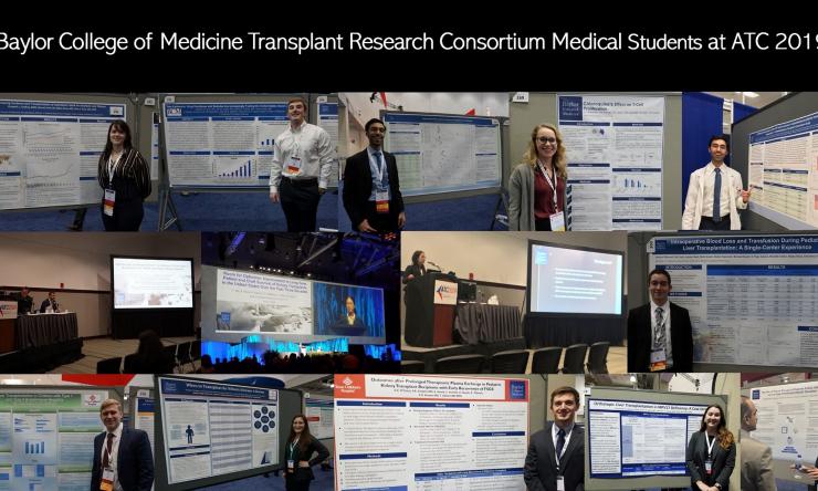 Surgery department mentored medical students at ATC.