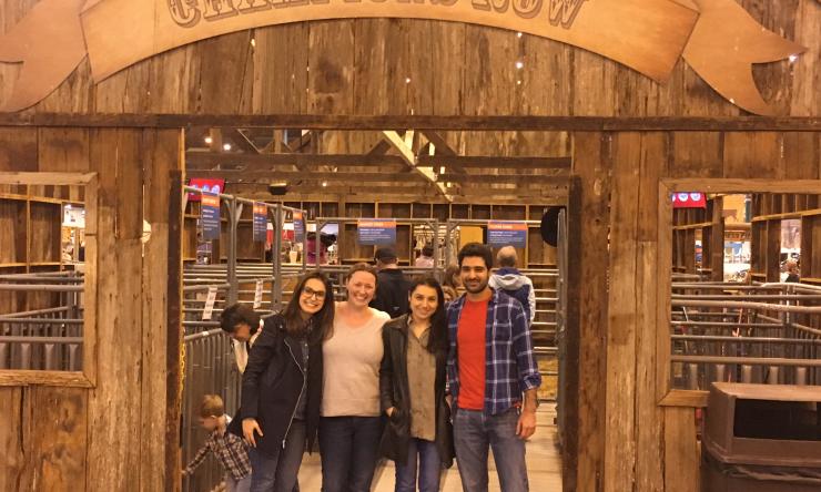Bouchier-Hayes Lab members at the Houston Rodeo