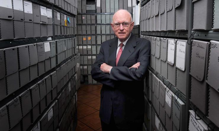 William T. Butler, M.D. in the stacks