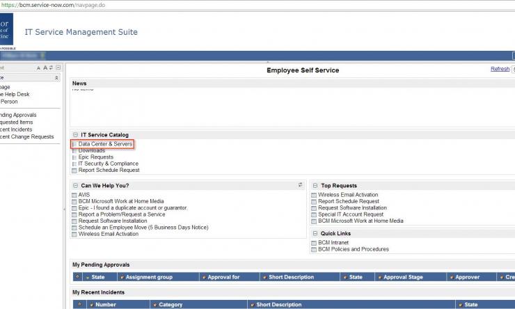IT Service Catalog